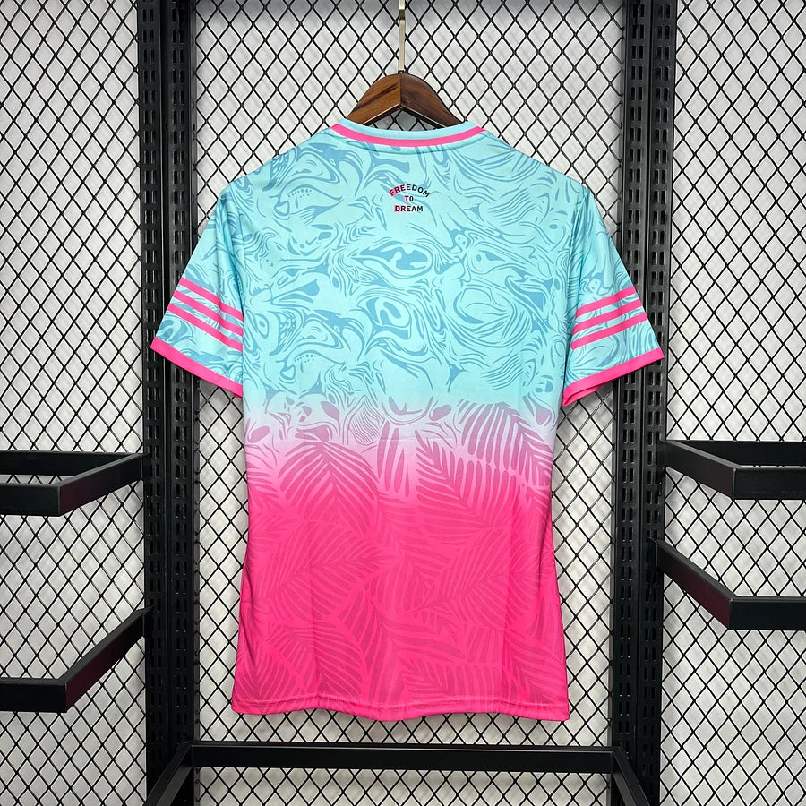 Inter Miami concept style soccer kit 2024 2025 pink jersey for fans