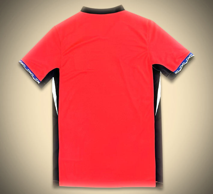 maillot-domicile-coree-du-sud-2025-rouge-officiel-equipe-nationale South Korea home jersey 2025 red official national team