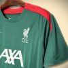 Green Liverpool training top for soccer collection 2425