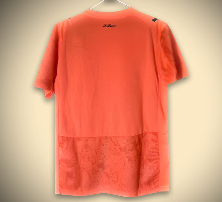 Manchester City third orange jersey season twenty five twenty six official jersey