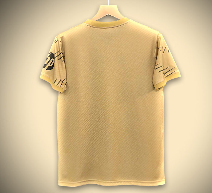 Real Madrid concept soccer jersey gold edition season twenty five twenty six