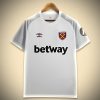 West Ham Away 2024-2025 Soccer Jersey Front View