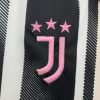 Juventus home jersey 2025-2026 season black and white