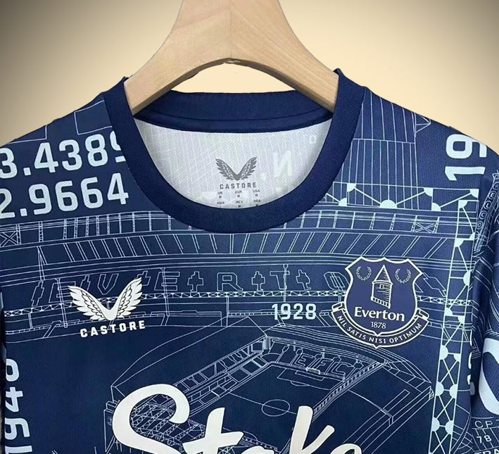maillot-avant-match-everton-tenue-d-adieu-saison-2425 Everton pre-match jersey farewell kit season 2425