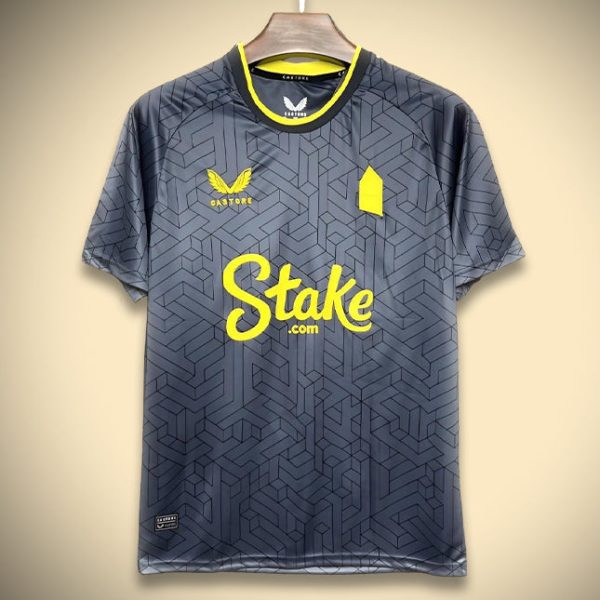 Everton Away Black Soccer Jersey 2024-2025