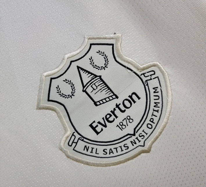 White Everton jersey for supporters away collection