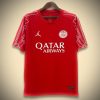 Paris Saint-Germain Away Red Edition 2024-2025 soccer jersey front view