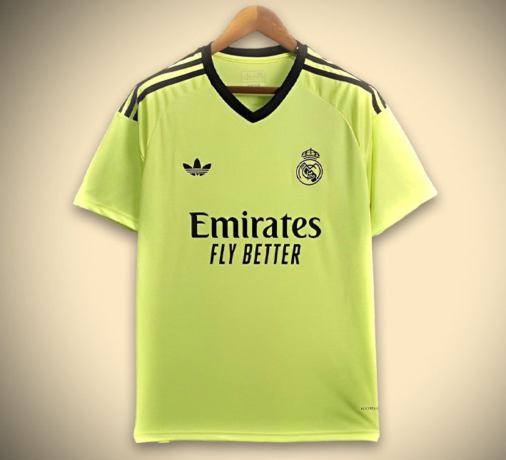 Maillot_Concept_R_al_Madrid_VERT-1.jpg Real Madrid Goalkeeper Jersey Green Edition 2024-2025 front view