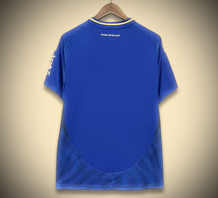 maillot-football-leicester-city-bleu-royal-tenue-officielle Leicester City soccer jersey royal blue official kit