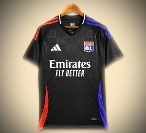 maillotOLEXTERIEUR-1.jpg Olympique Lyonnais Away 2024-2025 soccer jersey front view