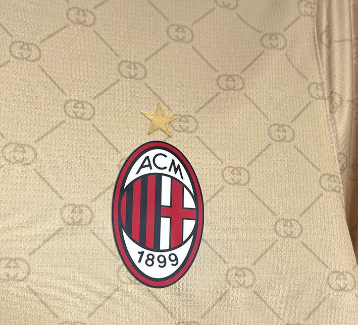 Concept AC Milan Gucci gold edition jersey 2425