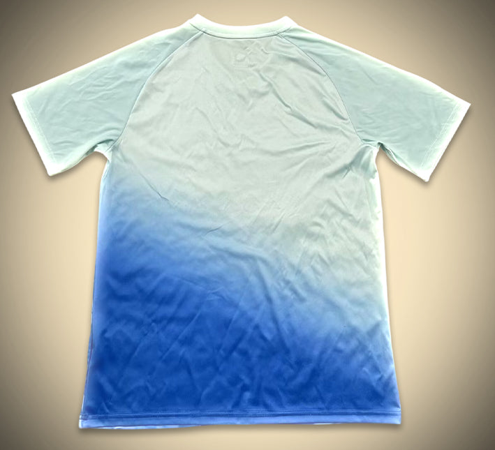 Concept soccer jersey Algeria blue gradient edition 2024 2025 season