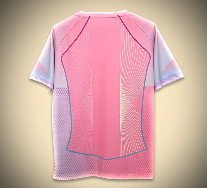tshirt-de-foot-rose-pour-supporter-fc-barcelone-design-concept Pink soccer t-shirt for FC Barcelona fan concept design