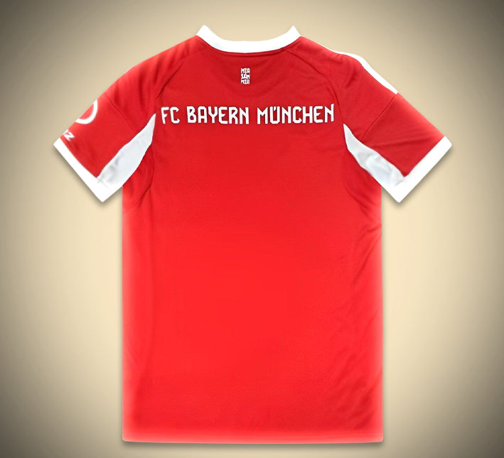 Concept Jerseys Bayern Munich home season 2025 2026 red and white supporter style