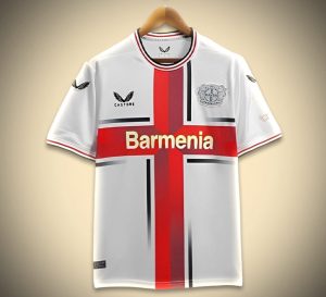 Bayer Leverkusen Away White Jersey 2425