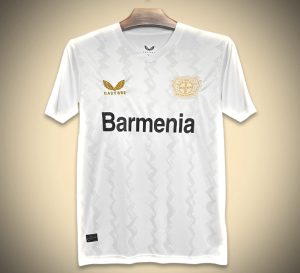 Bayer Leverkusen Away Jersey Gold Color 2024-2025 Season