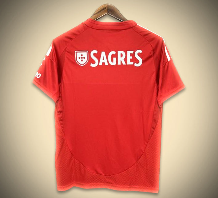 jersey-benfica-domicile-2024-2025-avec-ecusson-du-club Benfica Home Jersey 2024-2025 with Club Badge