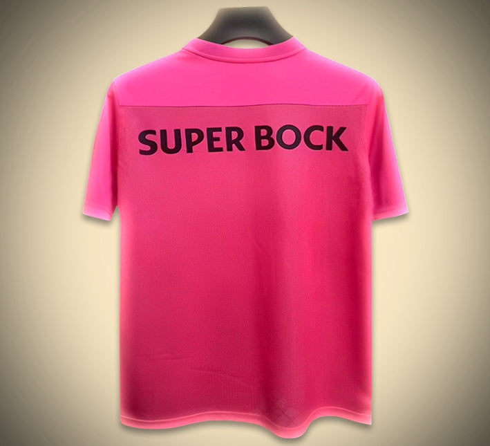 Sporting CP concept pink soccer jersey season 2425 edition