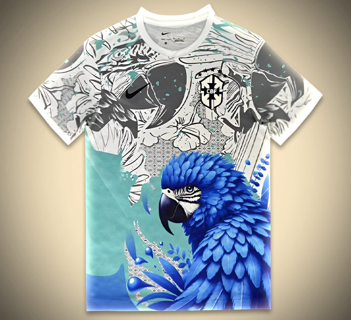 Concept Jerseys Brazil parrot edition soccer jersey season twenty four twenty five