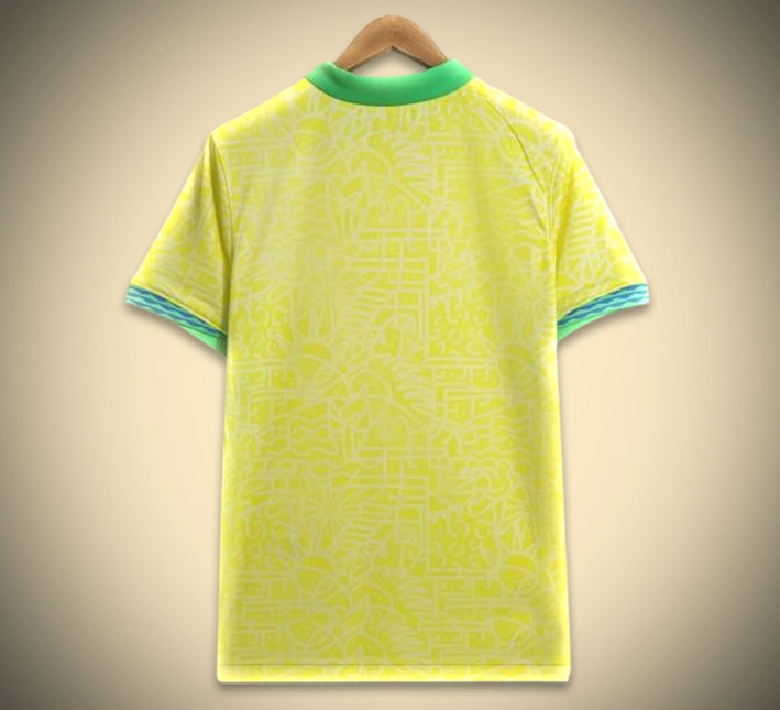 maillot-de-football-jaune-bresil-pour-supporter-a-domicile Yellow Brazil soccer jersey for home supporters