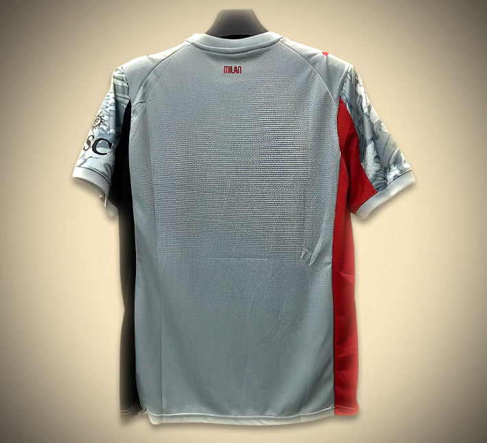 AC Milan gray away soccer jersey concept edition season 2526