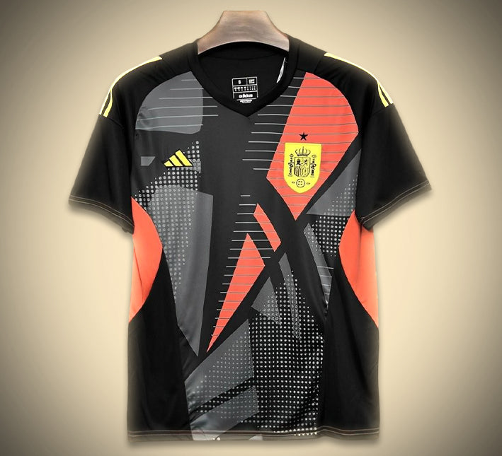 maillot-espagne-gardien-noir-2024 Spain Goalkeeper Black Jersey 2024
