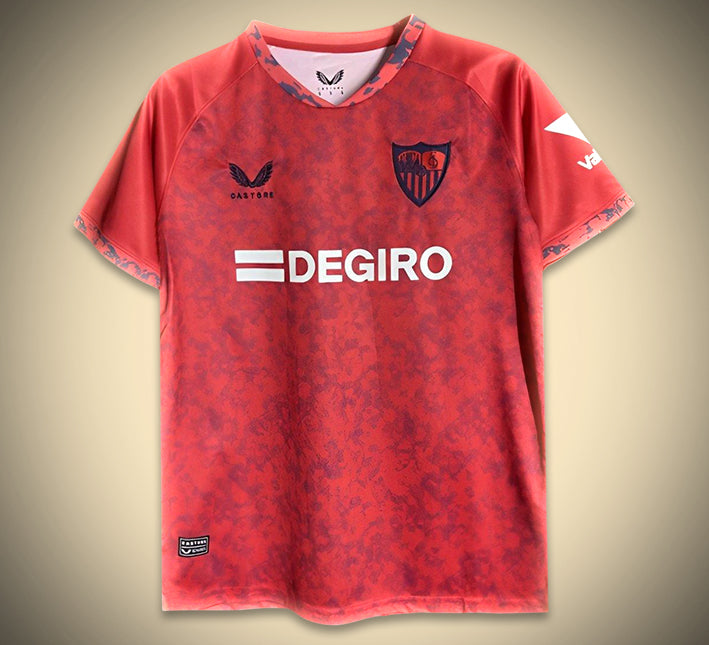 maillot-fc-seville-exterieur-rouge-2425 FC Sevilla Red Away Jersey 2425