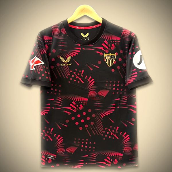 FC Sevilla Away Black Soccer Jersey 2024-2025