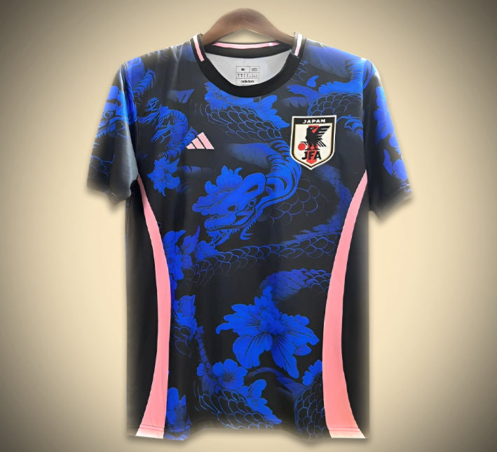 Concept Jerseys Japan black and blue dragon jersey for soccer fans