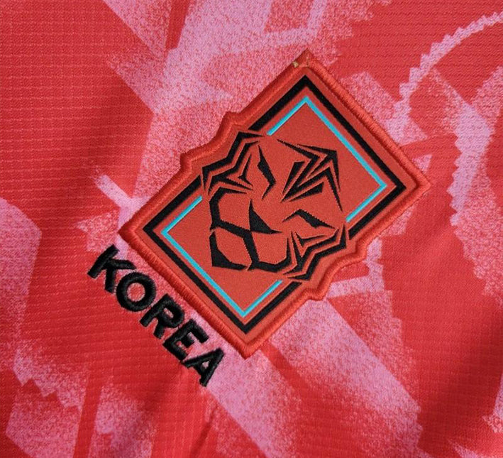 South Korea national team home jersey season 2024 red