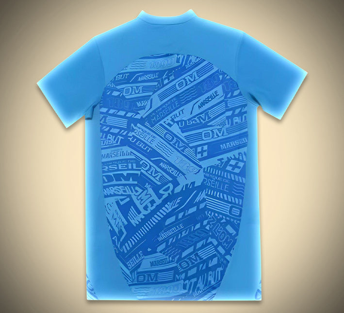 Olympique Marseille Pre-Match 2024-2025 soccer jersey side view