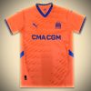 maillotmarseilleexterieurorange-1.jpg Olympique Marseille Third 2024-2025 soccer jersey front view