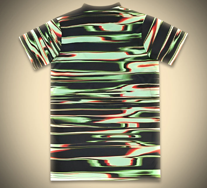 Portugal Striped Pre-Match Soccer Jersey 2024-2025 side view