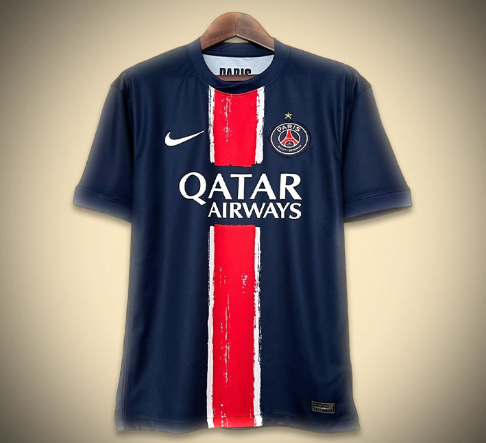 Paris Saint-Germain Home 1 Star 2024-2025 Soccer Jersey Front View