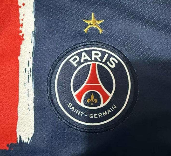 Paris Saint-Germain Home 1 Star 2024-2025 Soccer Jersey Side View