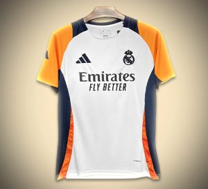 Real Madrid Pre-Match Training Jersey 2024-2025 front view