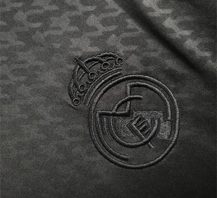 Real Madrid black fan jersey concept design season 2425