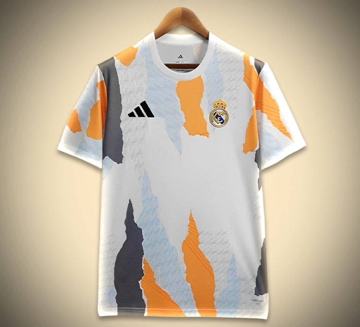 maillotrealmadridentrainement-1.jpg Real Madrid Pre-Match Jersey 2024-2025 front view
