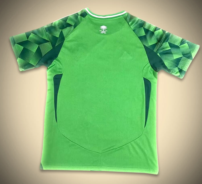 maillotsaudidomiciledos.jpg Saudi Arabia Home Jersey 2024-2025 side view