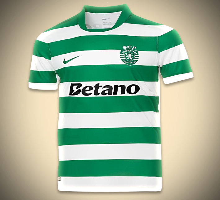 Sporting CP Home 2025-2026 Soccer Jersey Front View