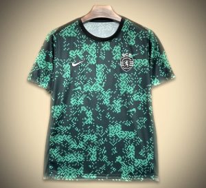 Sporting CP Pre-Match Soccer Jersey 2024-2025 front view