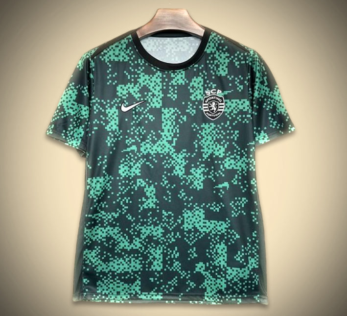 Sporting CP Pre-Match Soccer Jersey 2024-2025 front view