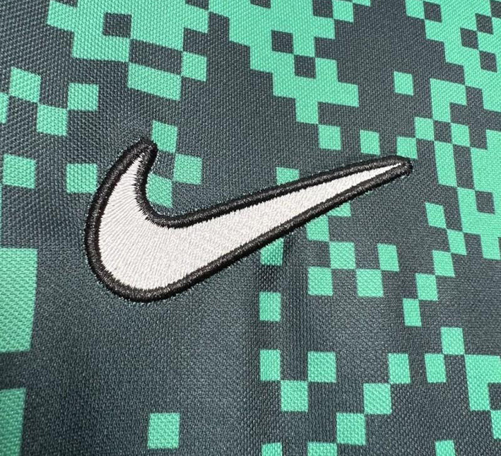 Sporting CP Pre-Match 2024-2025 Soccer Jersey Fabric Detail