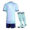 Youth Arsenal third jersey set 2024 2025 season with shorts and socks