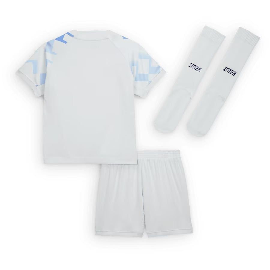 Inter Milan youth away jersey set season 2025 2026 with shorts