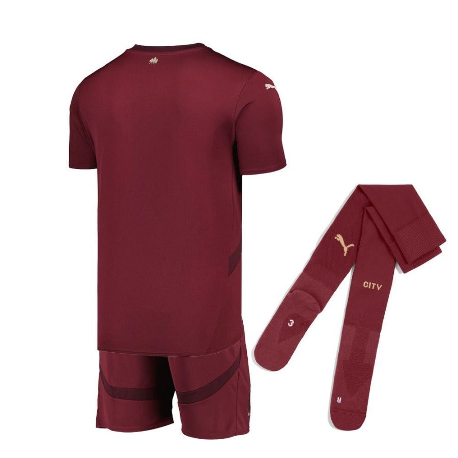 ensemble-enfant-manchester-city-troisieme-maillot-saison-2024-2025-avec-short Youth Manchester City third jersey set 2024-2025 season with shorts