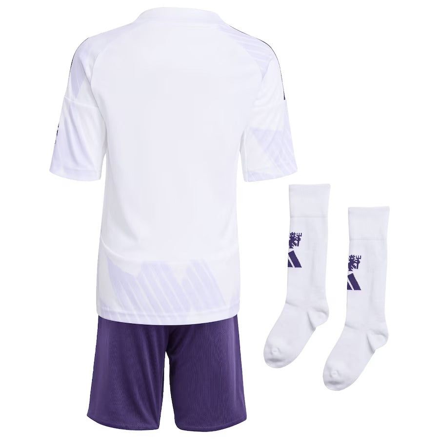 ensemble-enfant-manchester-united-maillot-exterieur-saison-2025-2026 Manchester United Youth Away Jersey Set 2025 2026 Season