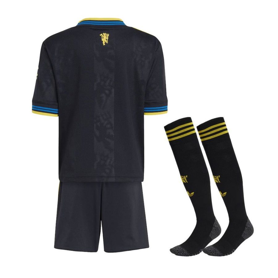 Manchester United Youth Third Jersey Set 2025 2026 Season with Shorts and Socks