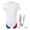 Olympique Lyonnais youth home set 2024 2025 season jersey shorts socks