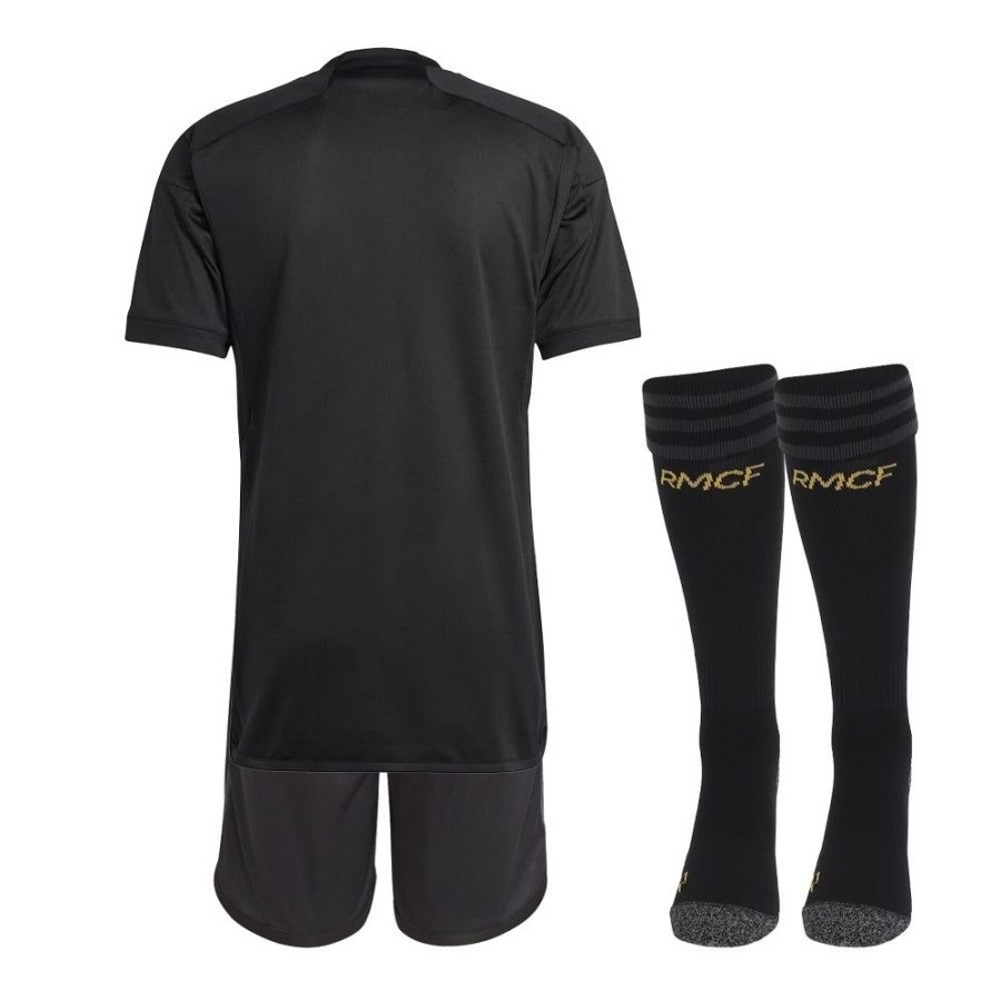 Youth Real Madrid third kit season 2023 2024 jersey and shorts set